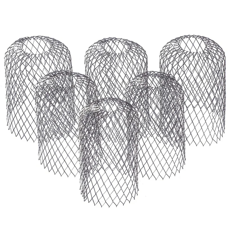 

8-Pack Gutter Shield Expandable aluminum Filter Strainer to Prevent Clogging Of Leaves and Debris