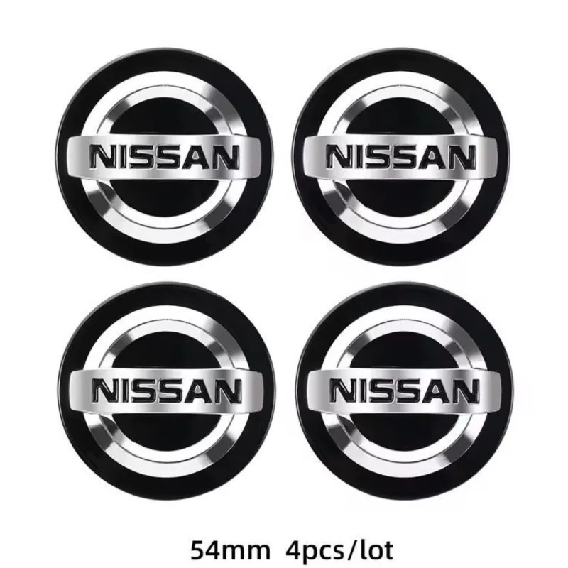 

4 шт., 54/60 мм, сменная крышка центральной ступицы колеса автомобиля, автоаксессуары для Nissan Qashqai Juke Pulsar Sentra Altima Patrol Micra