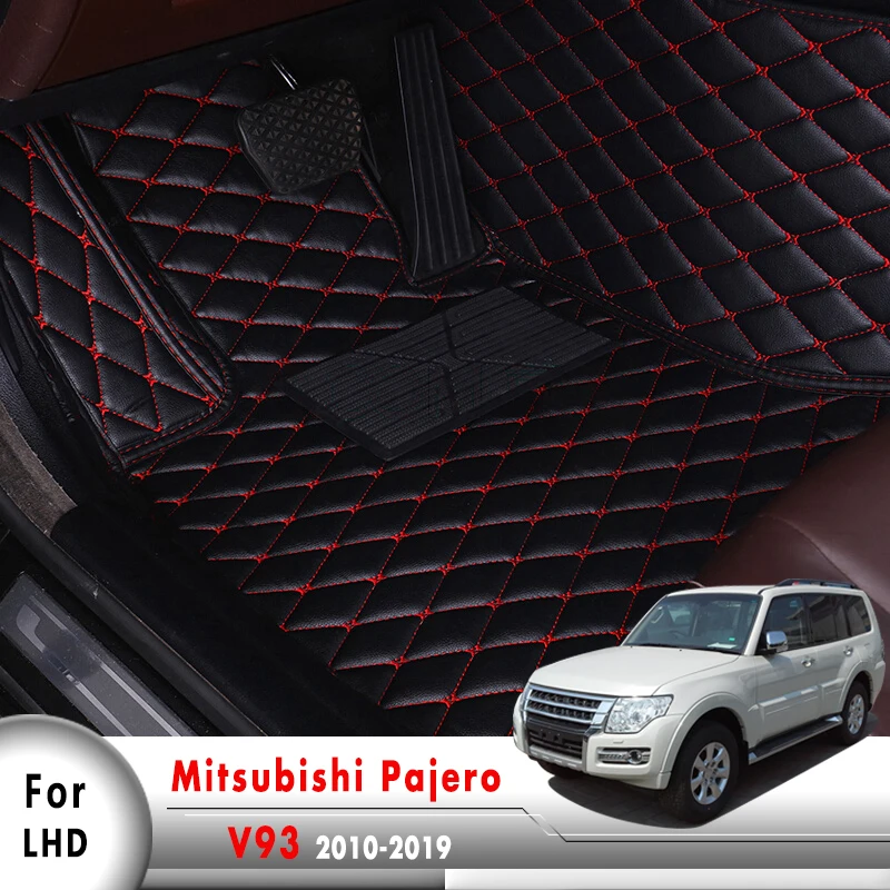 LHD For Mitsubishi Pajero V93 2021 2020 2019 2018 2017 2016 2015 2014 2013 2012 2011 2010 (7 Seater) Car Floor Mats Accessories LHD For Mitsubishi Pajero V93 2021 2020 2019 2018 2017 2016 2015 2014 2013 2012 2011 2010 (7 Seater) Car Floor Mats Accessories