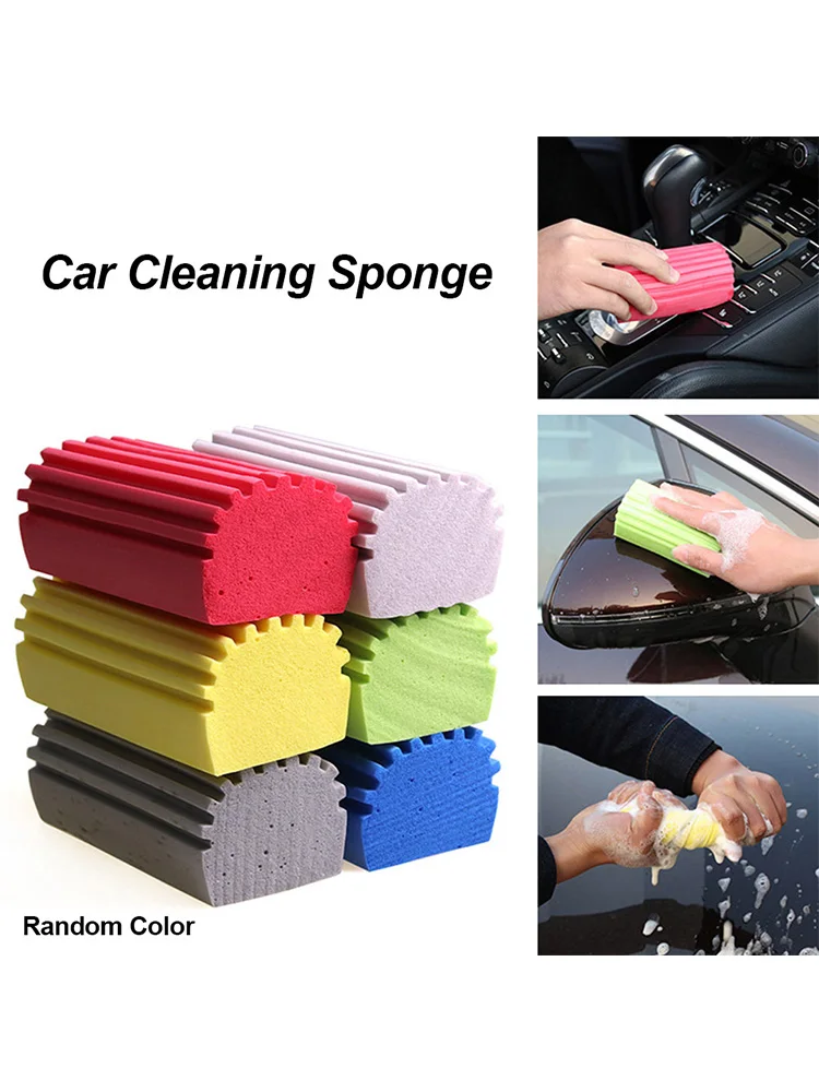 

Multi-functional Car Washing Sponge Random Color Auto Vehicle Scratch Free Washing Tool For Automobile Maintainance
