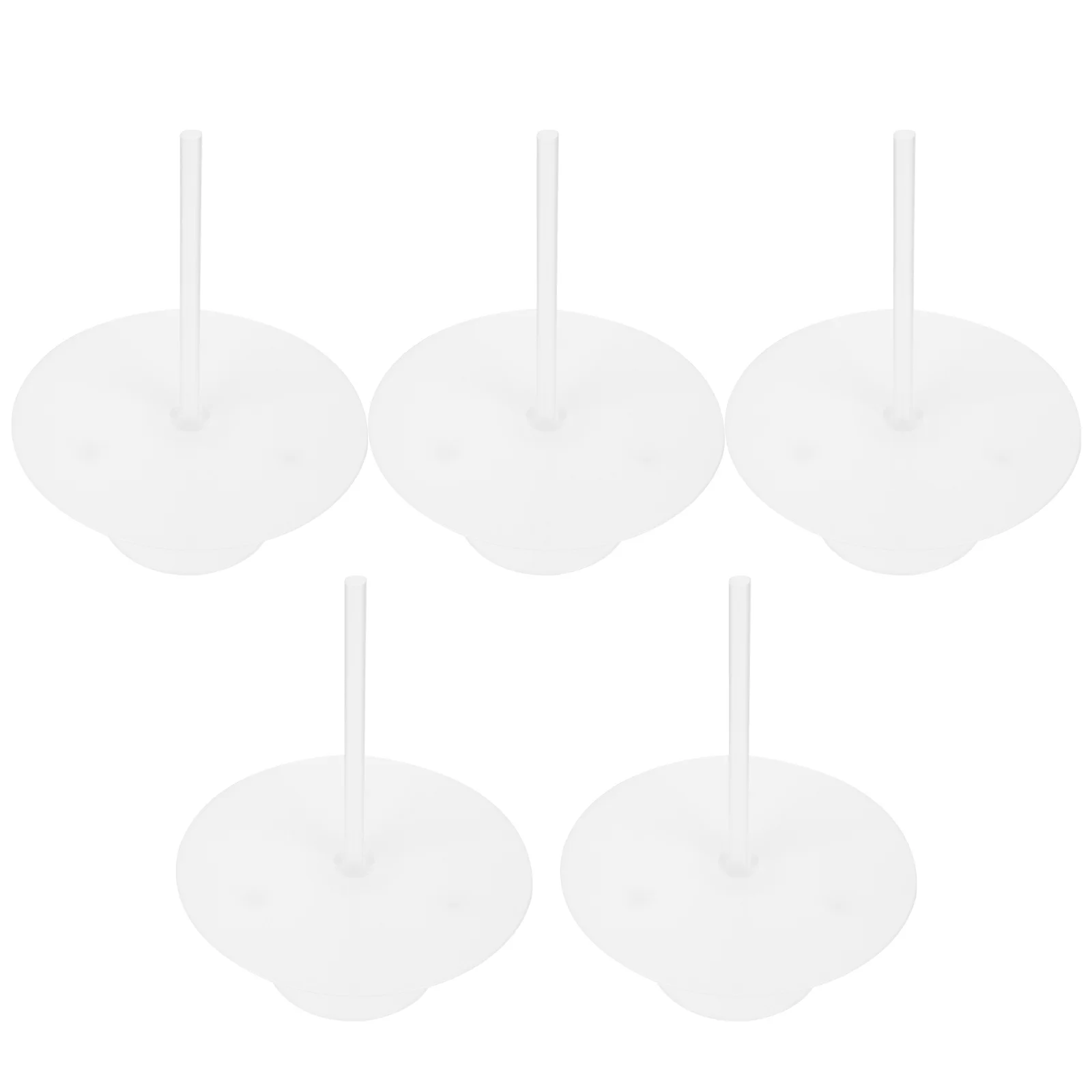 

5 Sets Simple Cake Piling Bracket Birthday Tree Cake Plastic Supporot Bases