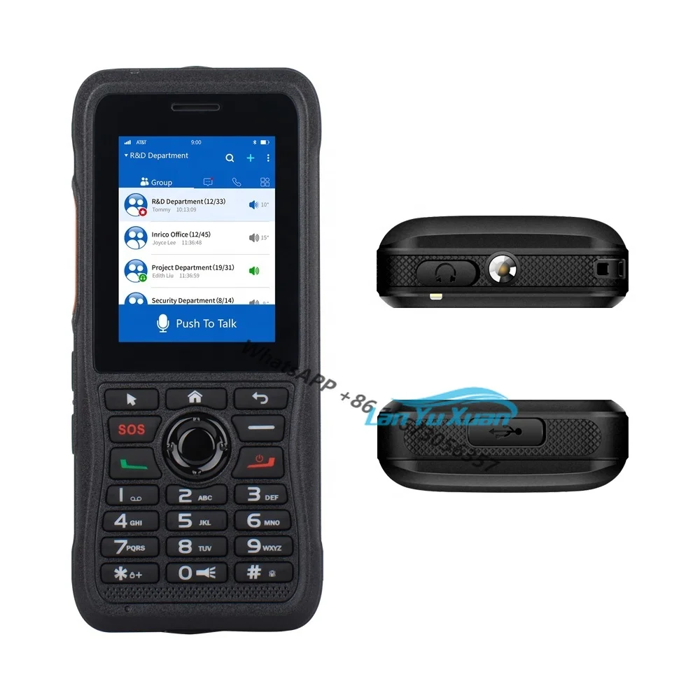 

2 units Push to Talk Over Cellular Inrico T310 Android 7.1 Government Walkie talkie 4G LTE Radio