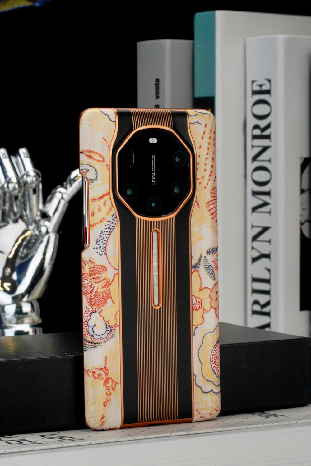 Чехол из натуральной кожи с крокодиловым узором для Huawei Mate40RS MATE50RS MATE60RS