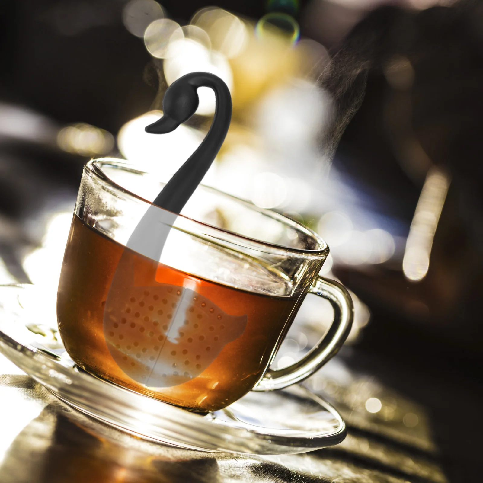 10 шт. аксессуары для чайной ложки в виде лебедя креативный крутой подарок