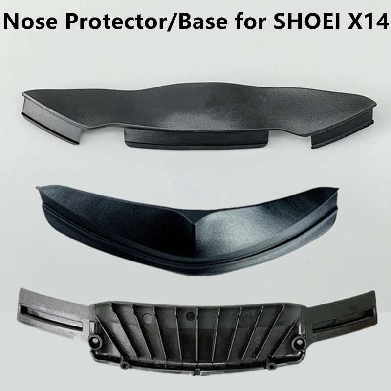 Helmet Nose Guard for SHOEI X14 Casco Moto Nose Protector Plastics Black Motorcycle Helmet Accessories Parts