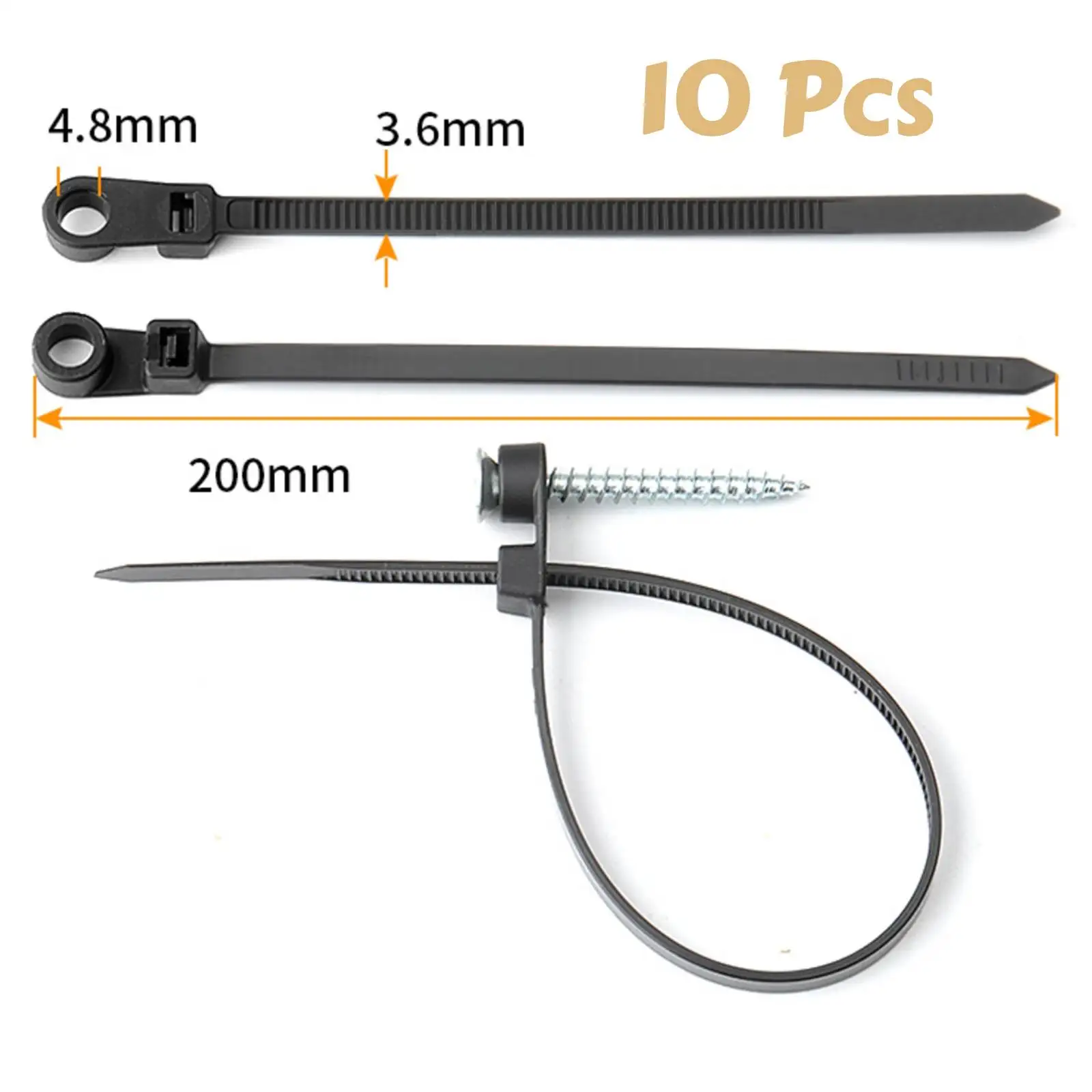 

Нейлоновые кабельные стяжки