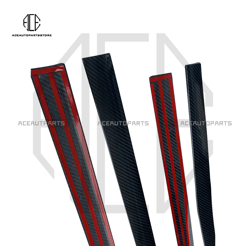 Автомобильный стиль настоящая сухая внешняя дверная панель из углеродного