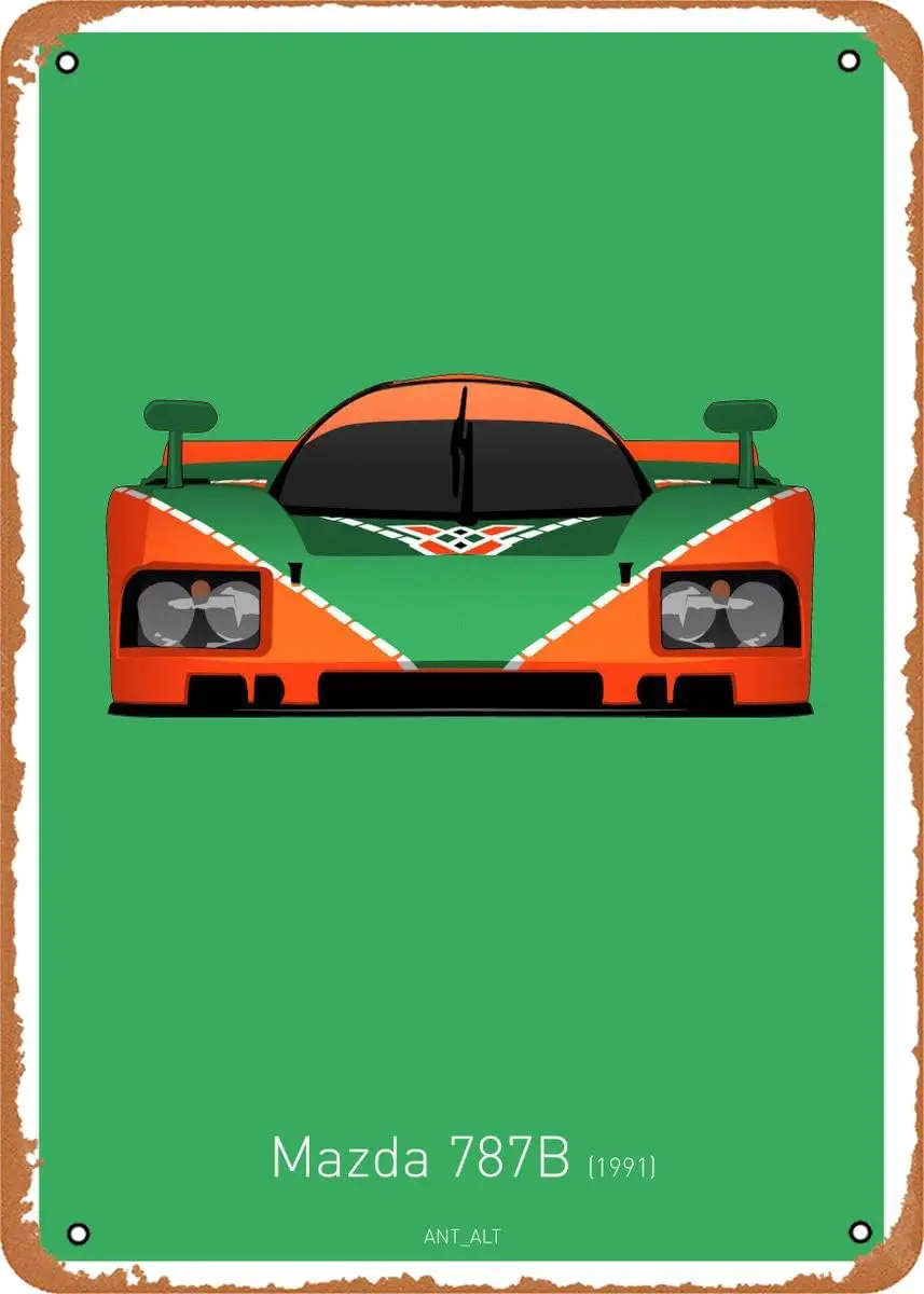 Cr Fces 787B Плакат 8x12 nch Ретро Vntge Metl Sgn Home Mn Cve rt