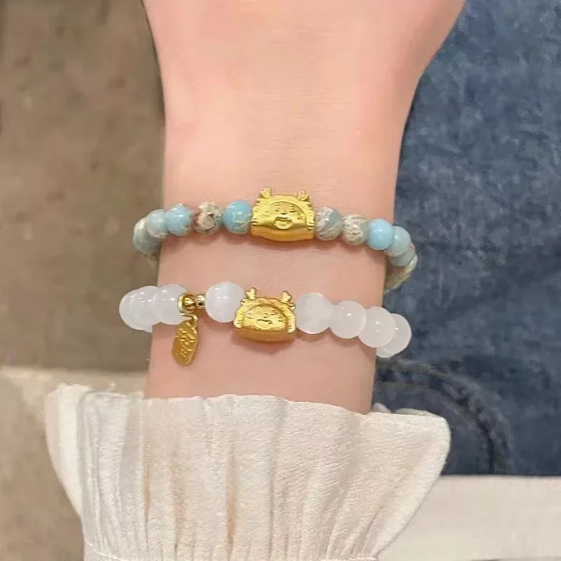 2024 новый роскошный дизайн чувственный браслет из бисера в год дракона женский