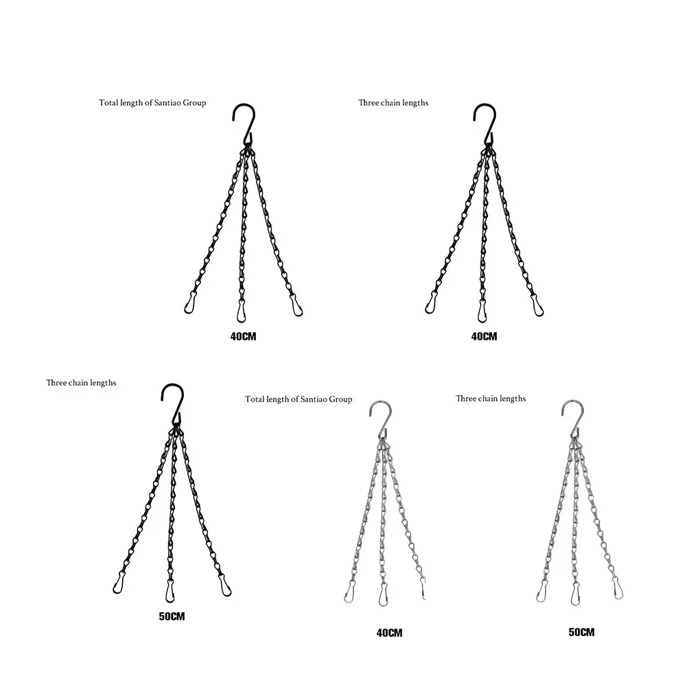 

2/3/5, белая Прочная вешалка с 3 ножками, фотоподвесная металлическая корзина, подвесной комплект цепочек, контейнер из ротанга, легко подвешивается