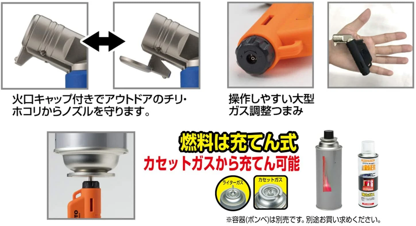 Ветрозащитная зажигалка для кемпинга BC точечная распылительный пистолет