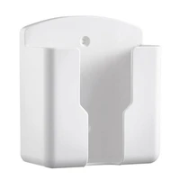 universal hotel remote controller holder storage box punch free plastic self adhesive wall mounted phone charging bracket shelf