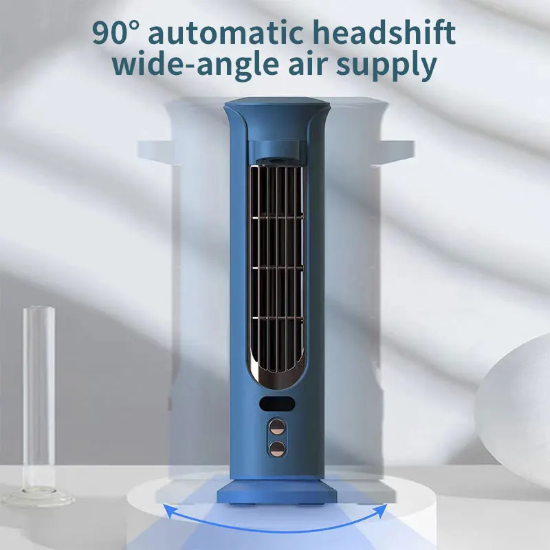 Mini Air Conditioner USB Desktop Cooler LED Digital Display Portable Rechargeable Mobile Conditioning Fan |