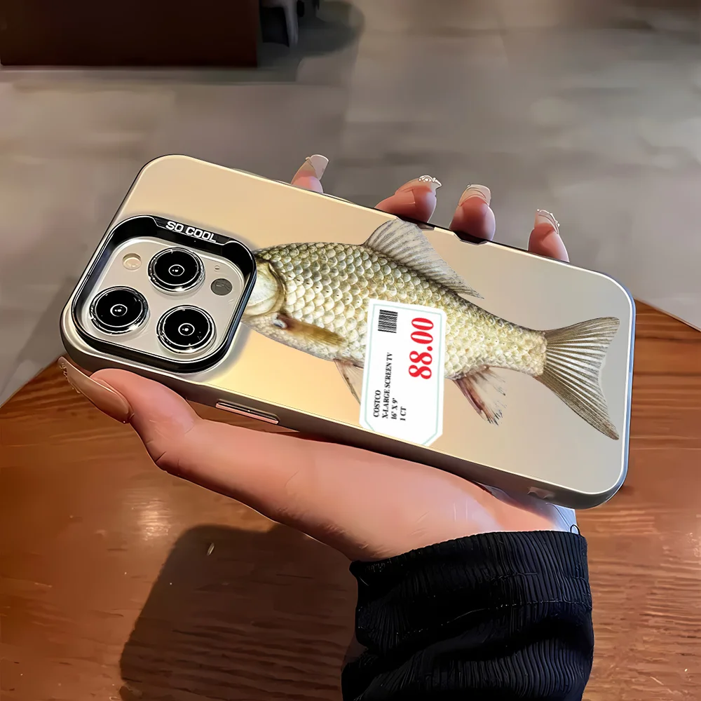 Забавный чехол для телефона Pidan Kobe Beef модный iPhone 16 15 14 Plus 13 12 11 Pro Max X Xs XR 8 7 матовый
