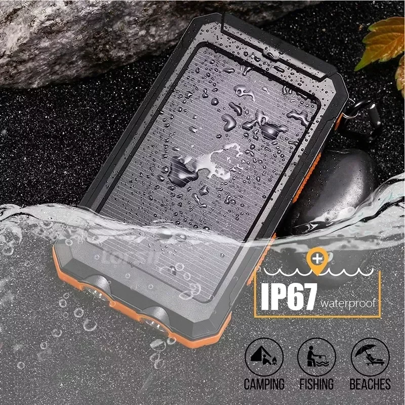 

Solar Bank 80000mAh Portable Charging Poverbank External Battery Charger Powerbank 80000mAh for All Smartphones