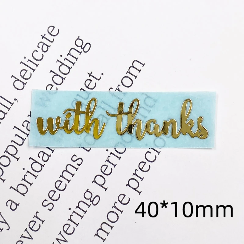 

10 Sheets English Letters Blessing Words Metal Stickers Epoxy Resin Mold Filling