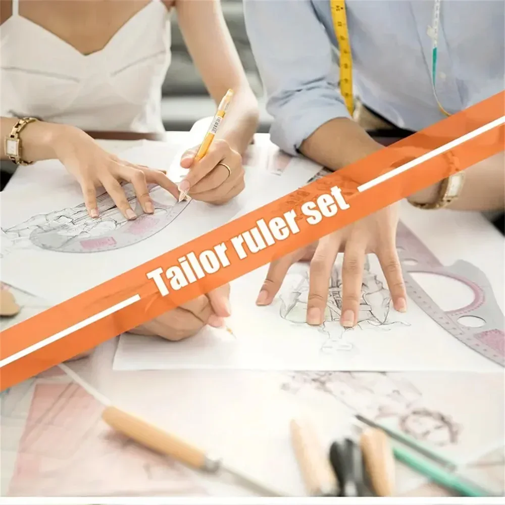 7 шт./компл. линейка для резки одежды многофункциональная лоскутного шитья