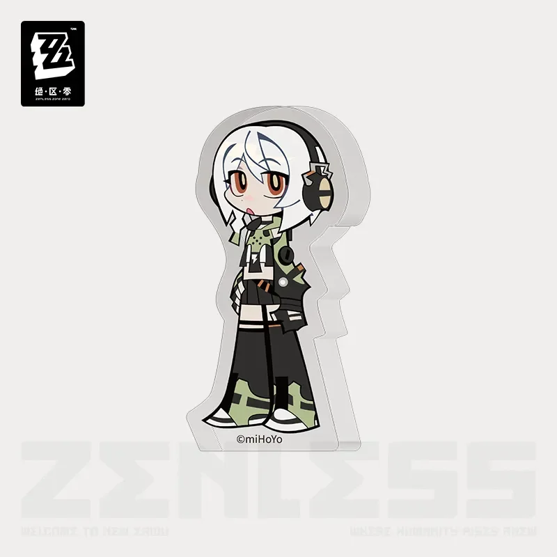 Фото Предварительная продажа Sunsyea Zenless Zone Zero официальный Merch miHoYo оригинальные аутентичные SMZXQDMX серии Q Версия Мини Акриловые Фотообои №4