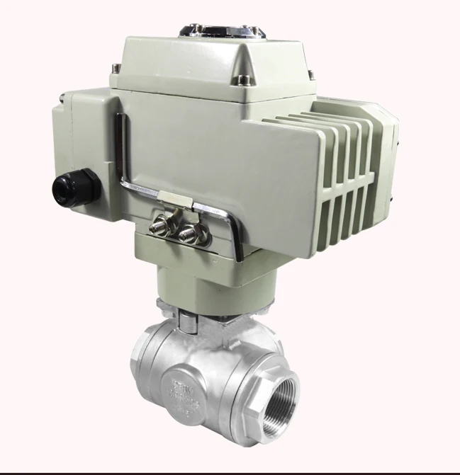 TKFM шаровой кран промышленного класса из нержавеющей стали с электрической