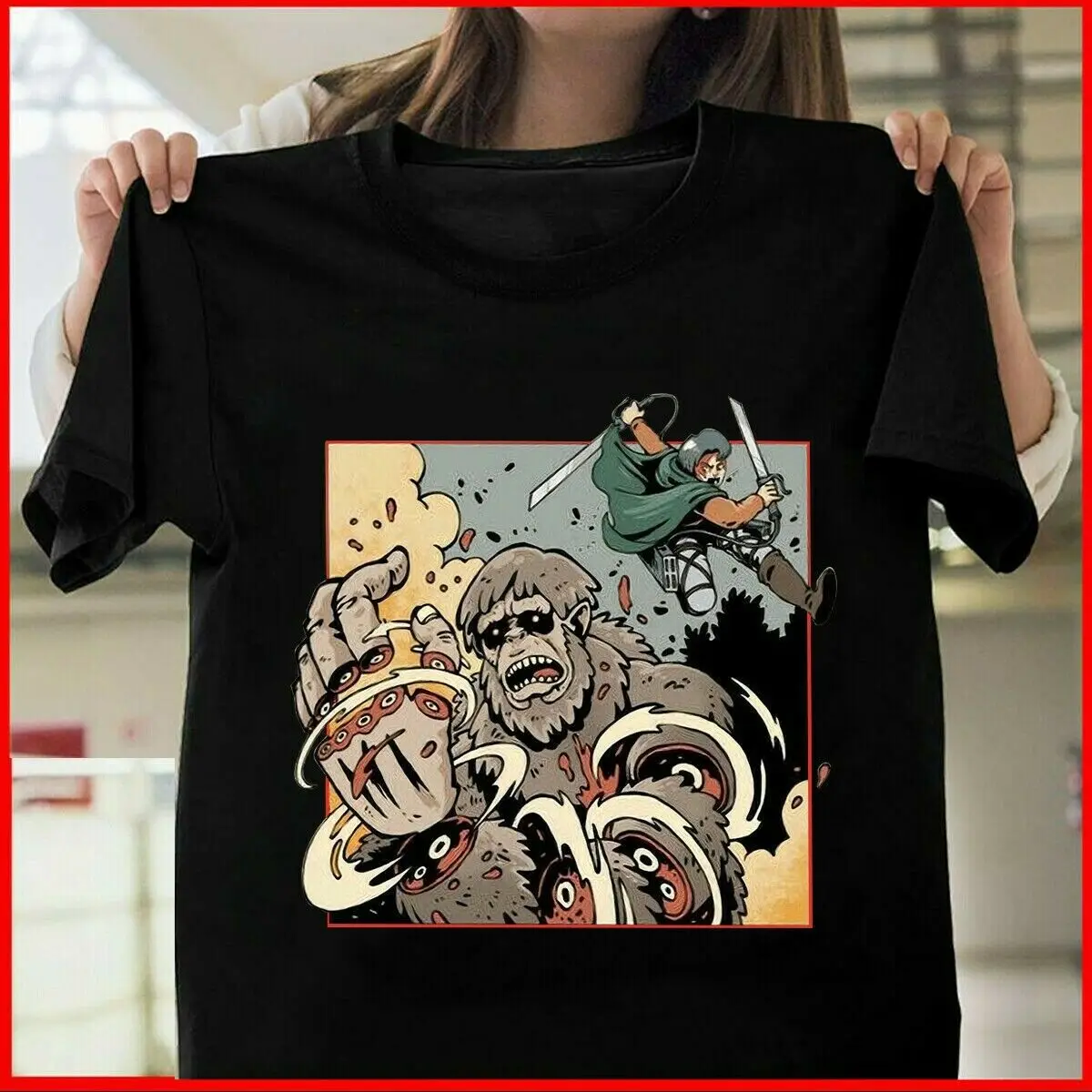 

HOT Zeke Attack On Titan Shirt levi Attack On Titan Anime T Shirt Size S-3XL