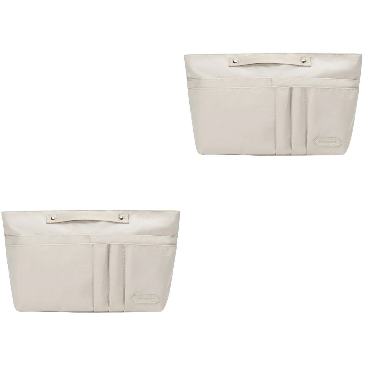 

2pcs Large Capacity Toiletry Bag Separation Makeup Lightweight Portable