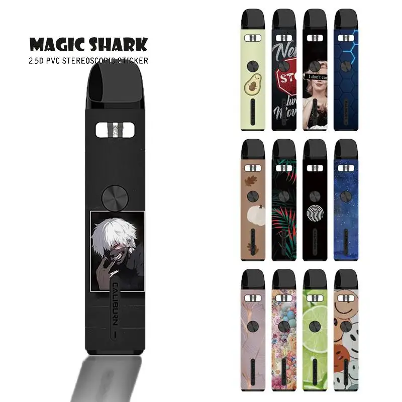 1 шт. звездное небо авокадо аниме бабочка Милая кожаная наклейка пленка для