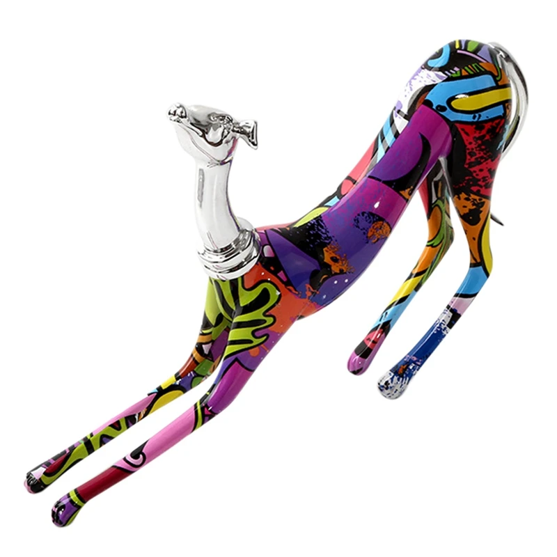 

Color Animal Dog Doberman European And American Creative Ornaments Modern Home Office Decorations Resin Ornaments