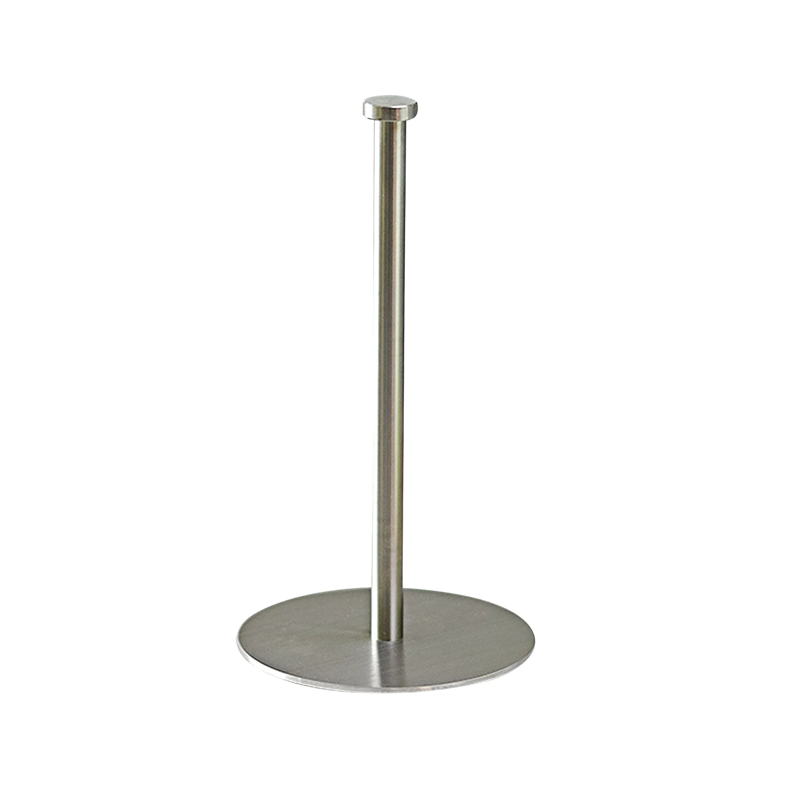 

Roll Stand Flexible Kitchen Paper Holder Vertical Durable End Cap Home Anti Scratches Stainless Steel Non Slip Bathroom Stable