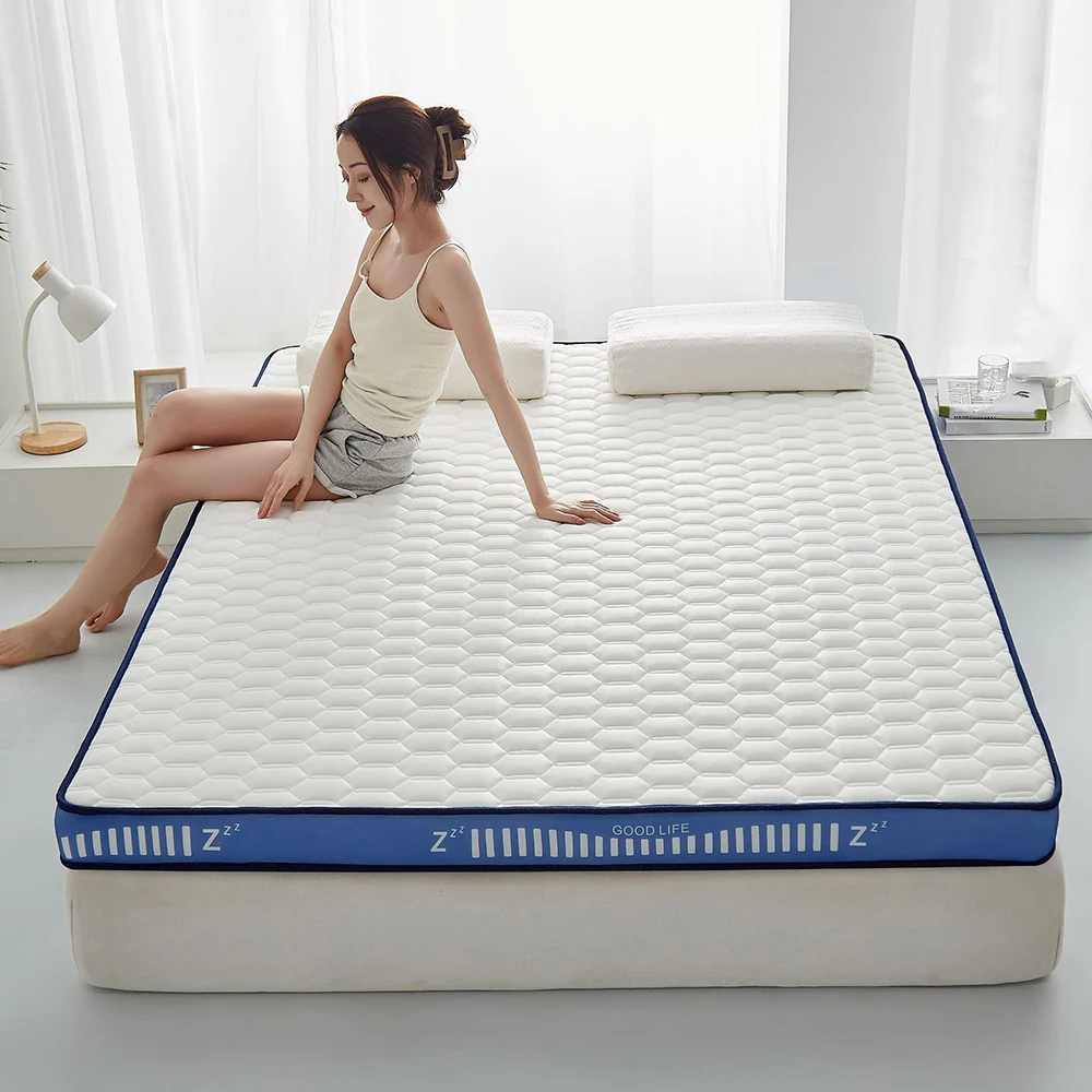 

Natural Latex Mattress Soft Cushion Breathable Foldable Spinal Protection Release Pressure High Rebound Memory Sponge