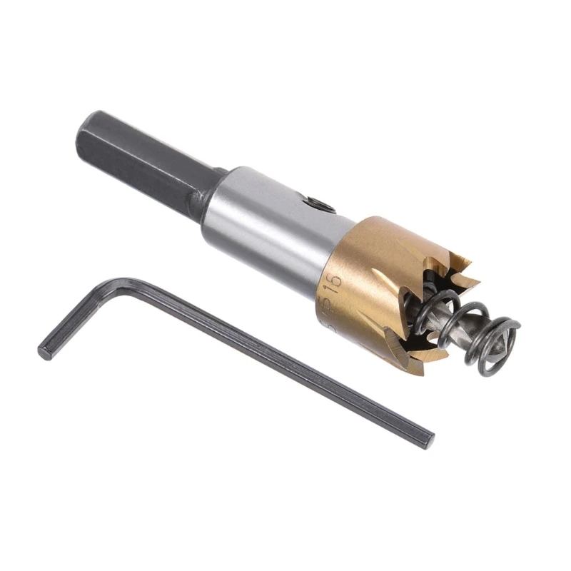 

16mm High Speed Steel Hole Saw Metal Steel Hole Saw Hole Cutter for Thick Metal Dropship