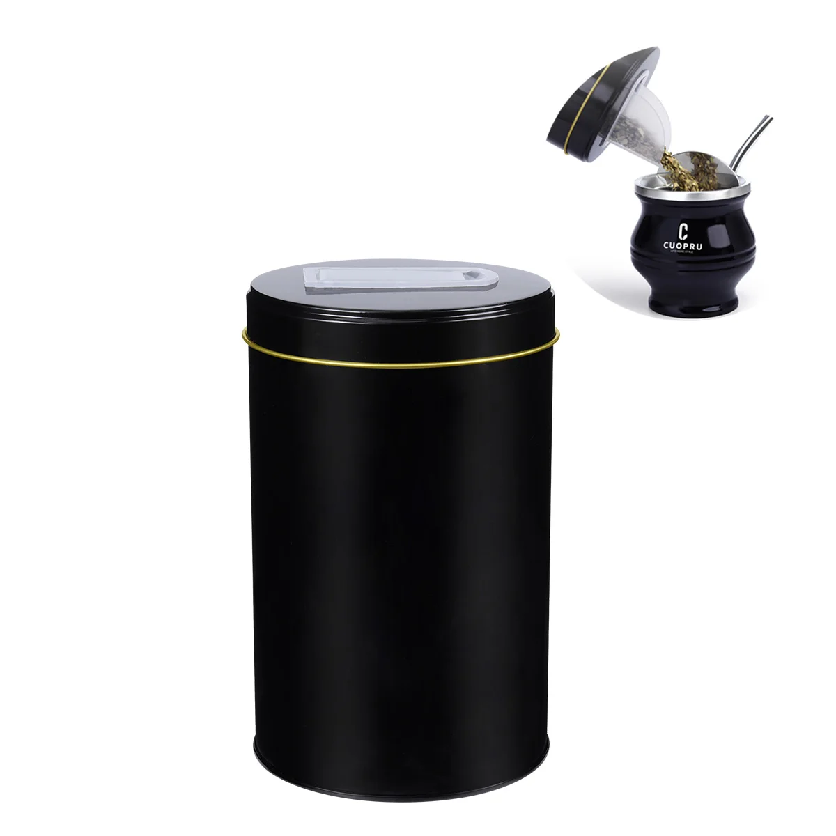 

Металлический кофейный контейнер