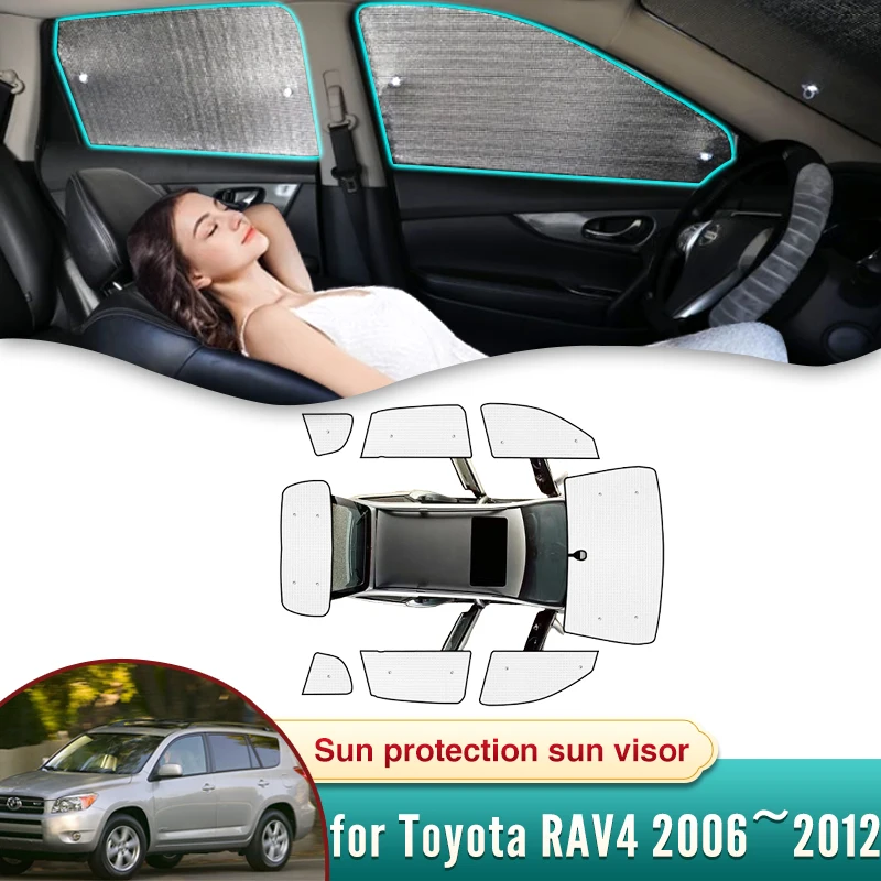 

Sun Shade for Toyota RAV4 RAV 4 XA30 30 3 Vanguard 2006~2012 2011 2010 2008 2007 Sunshade Windshield Side Window Privacy Shading