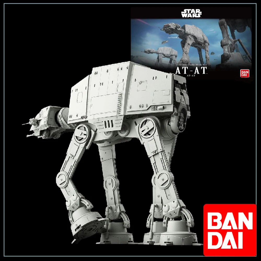 

Оригинальный Bandai Звездные войны 1/144 AT-AT вездеход Бронированный Транспорт аниме Сборная модель сборные игрушки для детей 14 см ПВХ
