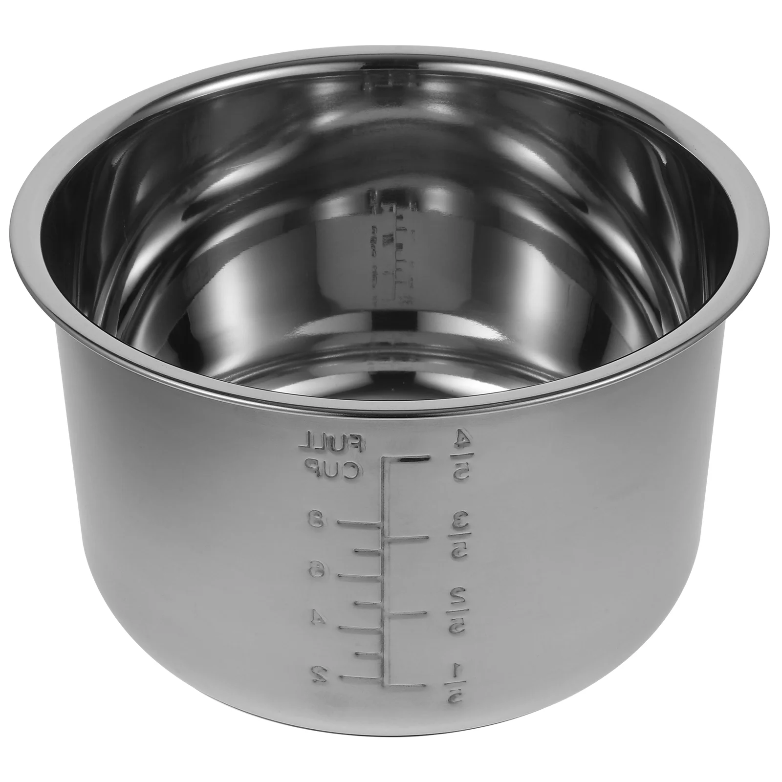 

Stainless Steel Cookware Rice Cooker Liner Pot Instant Kitchen Supply Portable Replacement