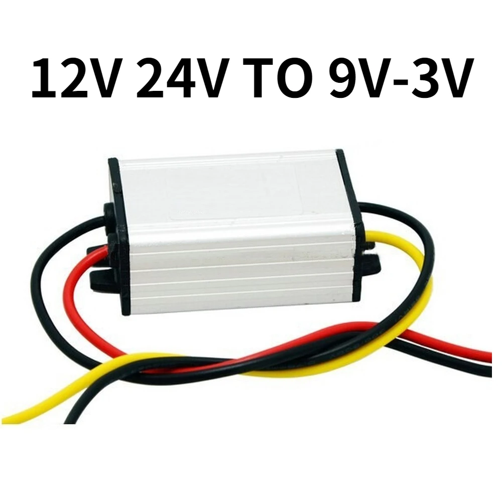 

car converter 12V24V to 9V 6V 5V 4.2V 3.7V 3V 5A 12V to 9V DC 24V to 9V transformer step-down module DC DC Power Converter