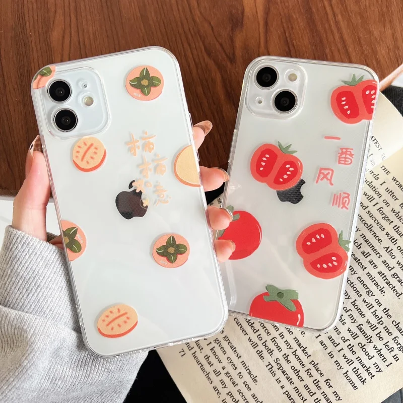 

Meet The Original Heart Lucky Persimmon TimesFor Apple11Phone CaseiPhone13proSilicone8Anti-Shock12Couple'sxsmaxCasexrTransparent