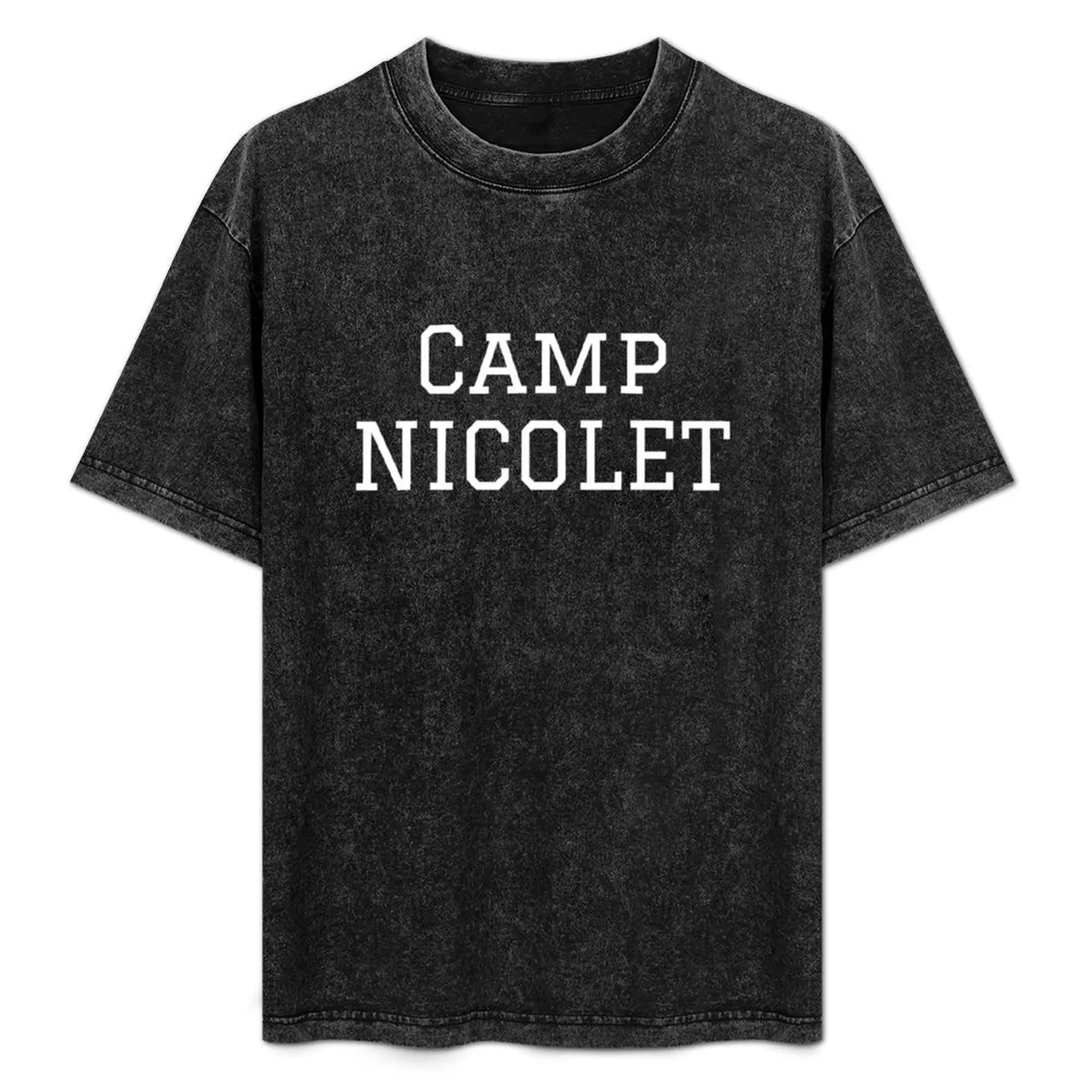 Футболка для лагеря Nicolet Collegiate Swag летняя одежда графика мальчиков белая аниме