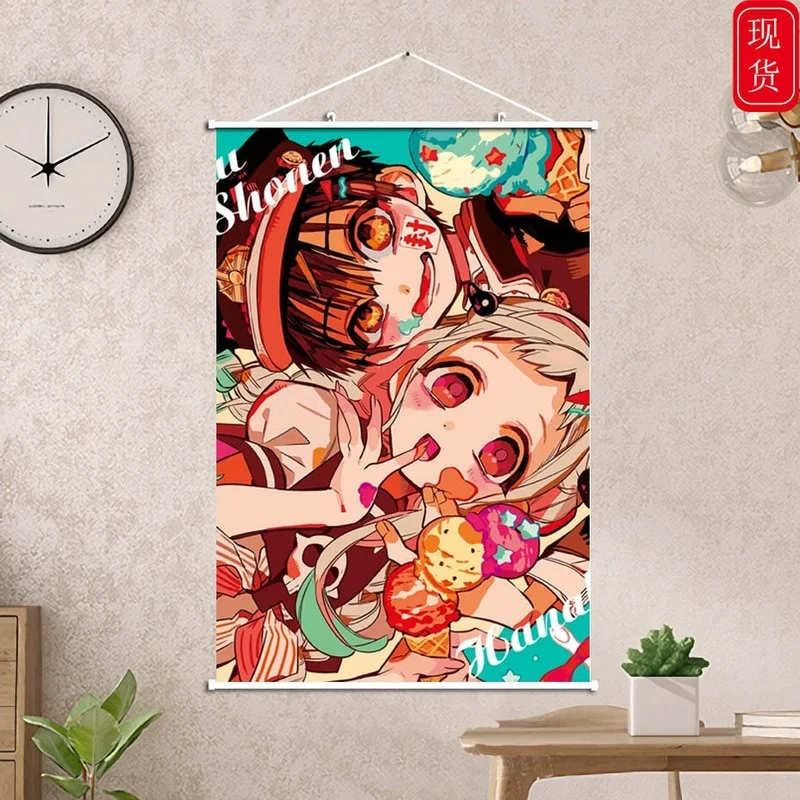 

Toilet-Bound Hanako-Kun Anime Scroll Hanging Painting Home Decor Wall Hanging Painting Bedroom Living Room Decoration Gift