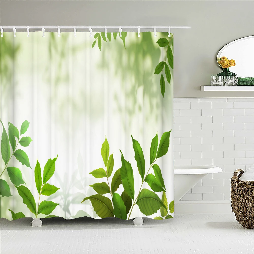 

View Shower Curtain Sea Natural Beauty Bathroom Waterproof Curtain Home Decor with Hooks Accessories Banheiro