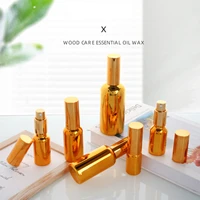 perfume bottle spray bottle empty refillable pump bottle gold silver small deodorant container travel essential oil bottle