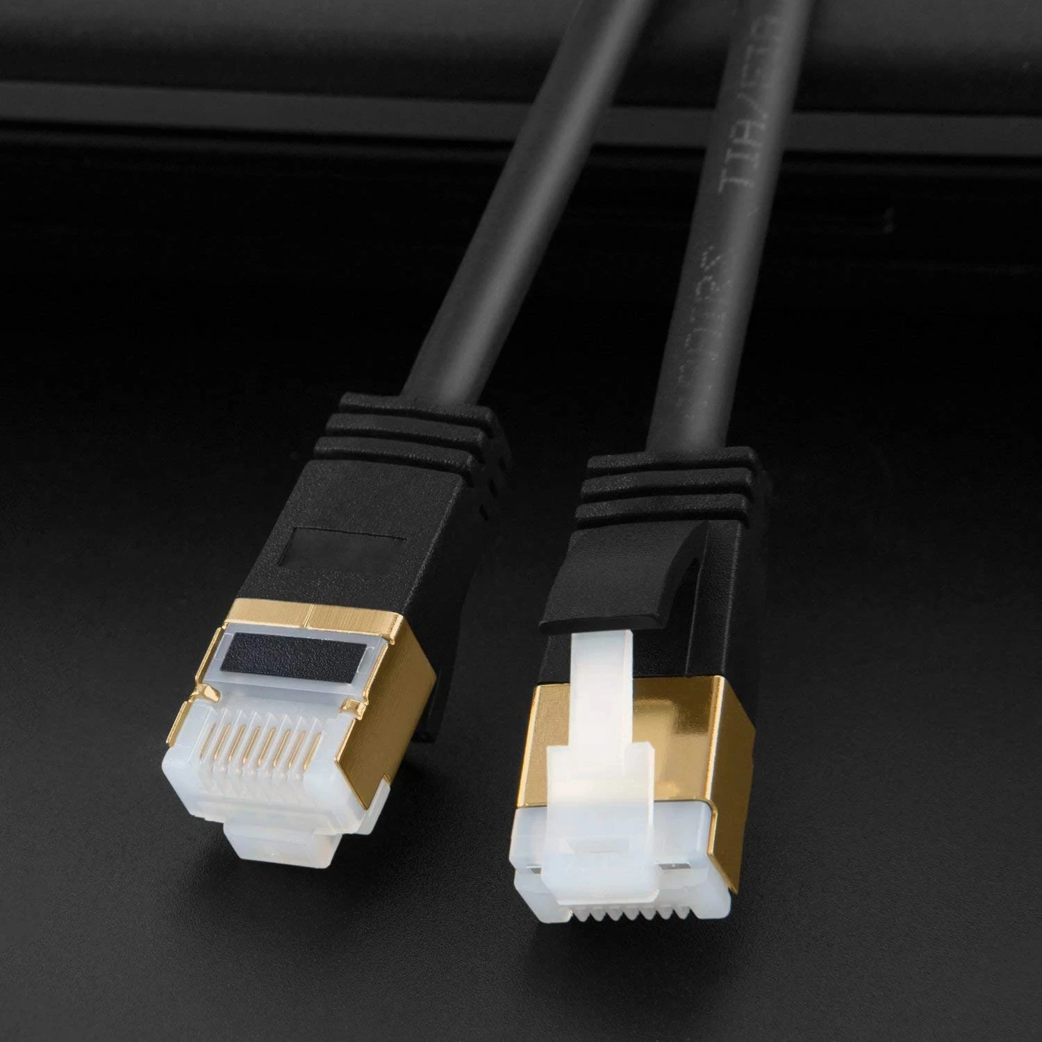 Сверхтонкий патч-кабель RJ45 Cat7, позолоченный Сетевой Кабель SSTP 50U до 10 гигабитных полос, ширина 500 МГц