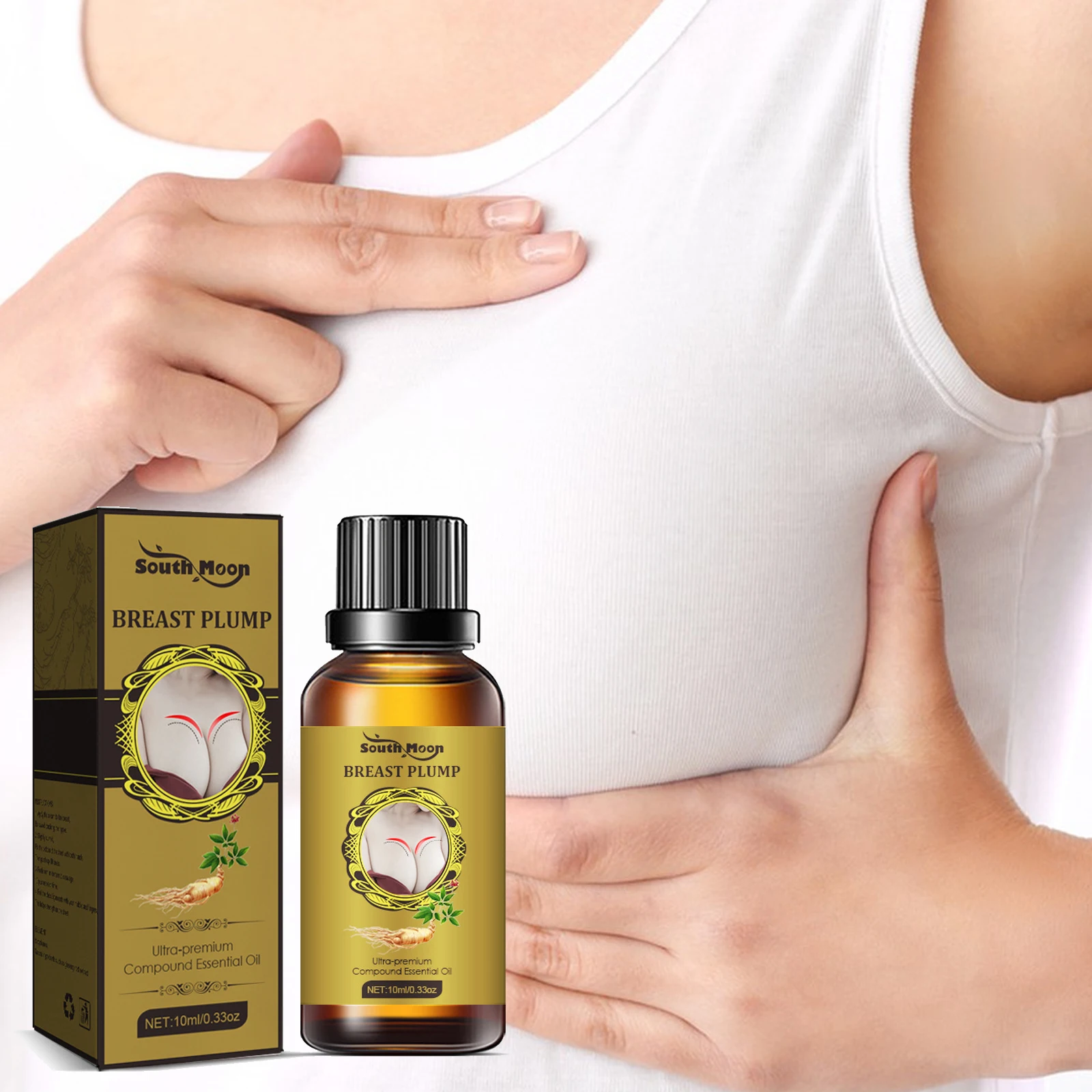 

10ml Breast Enlargement Massage Essential Oil Effective Full Elasticity Chest Care for Firming Lifting and Size Increase