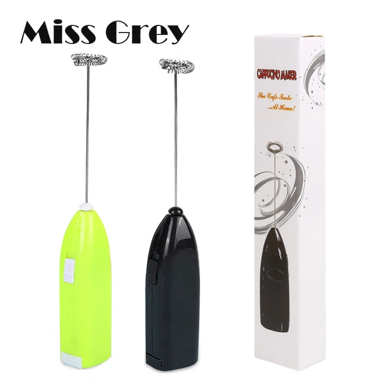 

Electric Milk Frother Handheld Mixer Foamer Coffee Maker Egg Beater Chocolate Cappuccino Stirrer Portable Blender Kitchen Tools