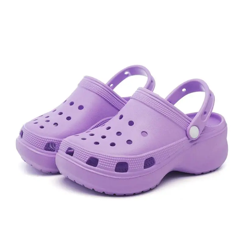 

Шлепанцы женские пляжные, сандалии на толстой подошве, модные однотонные мягкие, тапочки для пар, летняя обувь