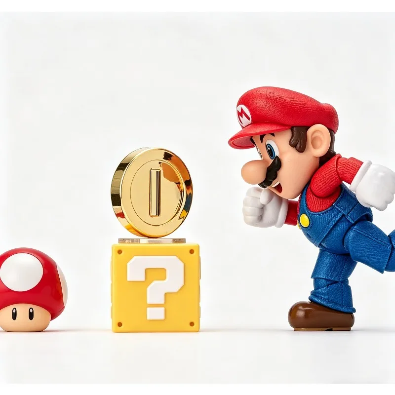 В наличии: Коллекционные фигурки Super Mario SHF от Bandai – Модели для декора рабочего стола, игрушки, аниме-персонажи (art.: 3920d97151efa) - 3920d97151efa