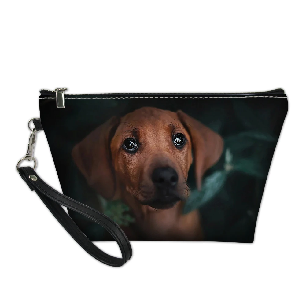 Woods with Dogs Print Fashion Makeup Bag Party Travel Lightweight Toiletries Organizer Multifunctional Female Cosmetic Bag