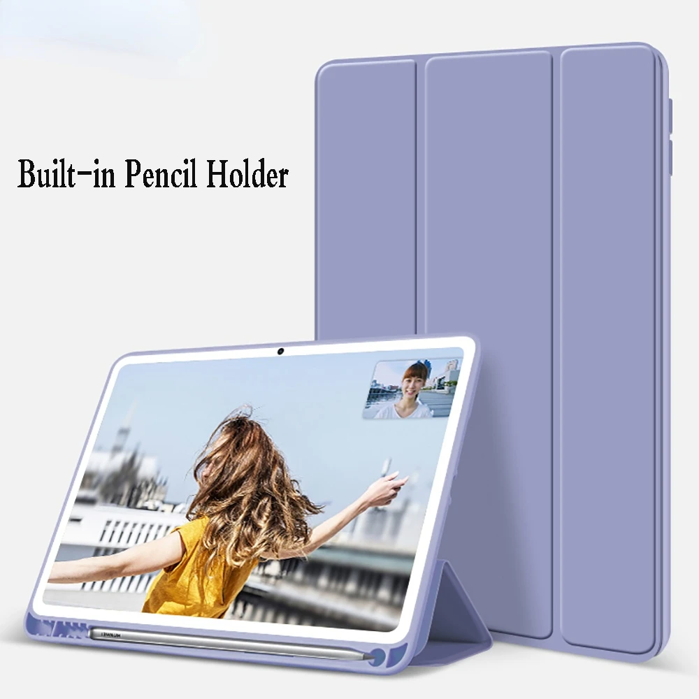 

С держателем для карандашей, Новый чехол для MatePad 10,4, чехол для HuaWei Honor V6 10,4, силиконовый чехол, кобура Smart Sleep 2020, чехол