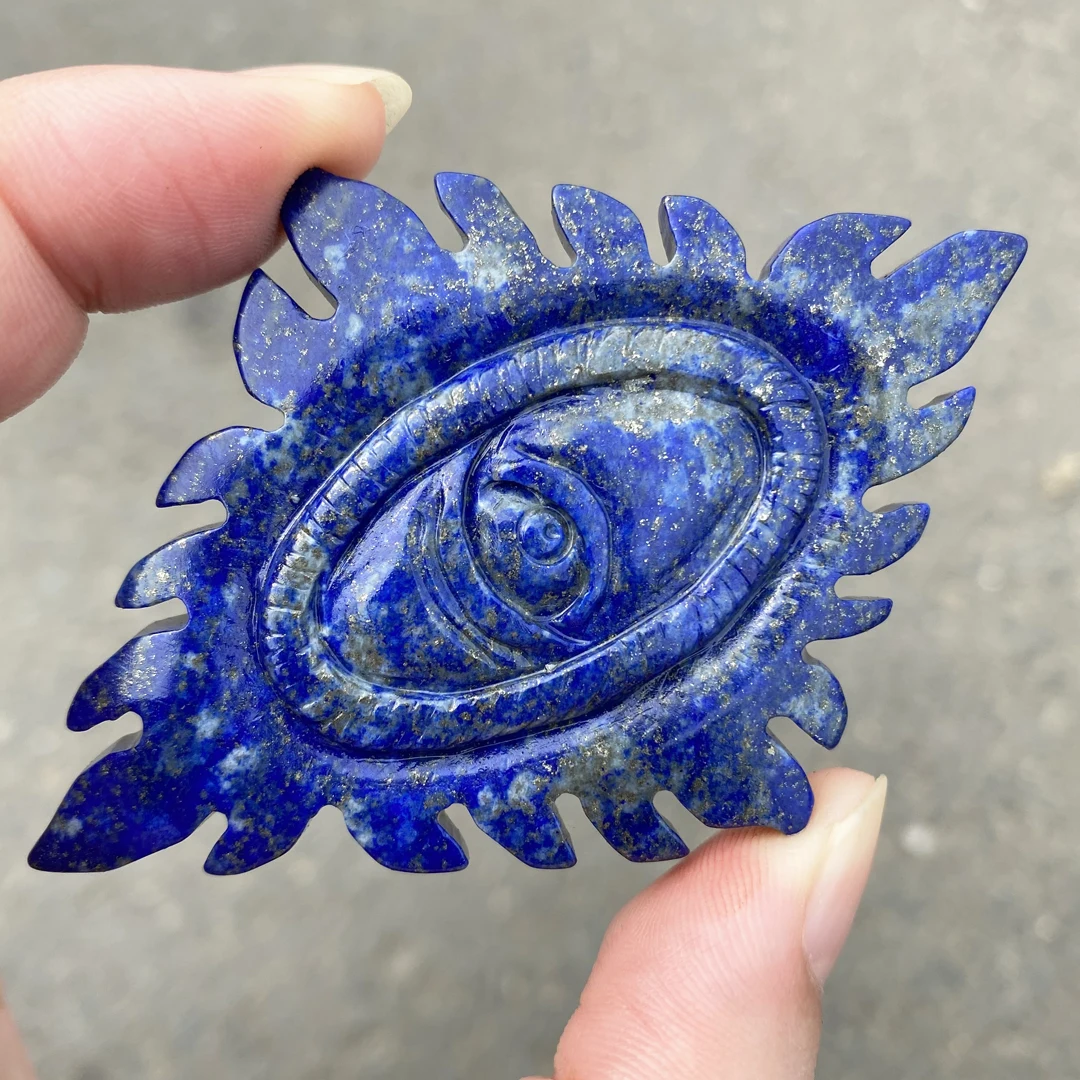 Натуральный Лазурит резные вручную кварцевые кристаллы от сглаза исцеляющая