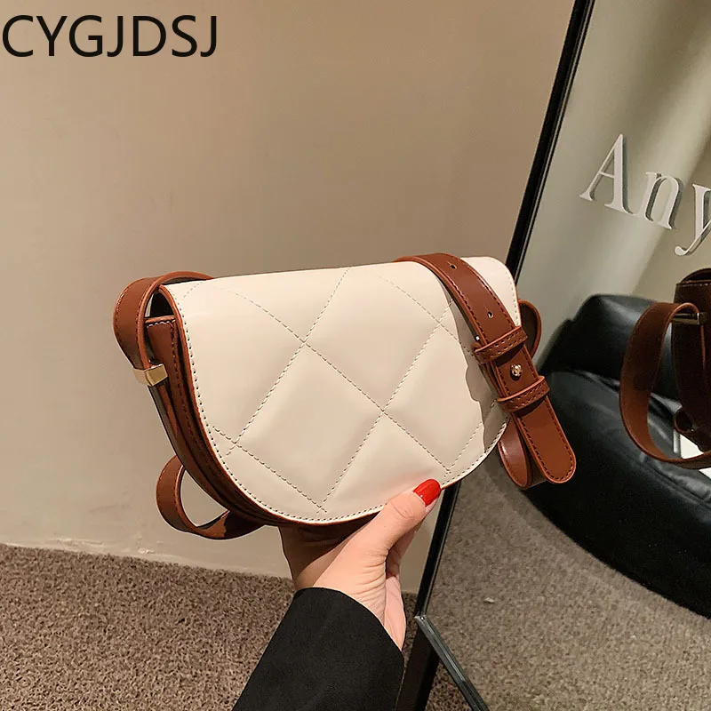 

Shoulder Saddle Bag Women Office 2022 Side Bags for Women Crossbody Bags for Women 2022 Luxury Designer Fashion Sac A Main Femme