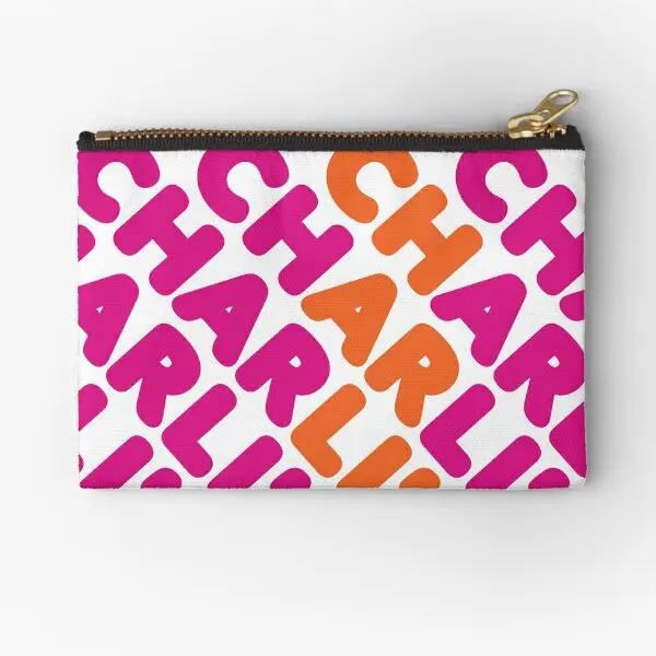 

Charli Dunkin Pattern Zipper Pouches Key Small Women Bag Storage Panties Socks Wallet Pure Cosmetic Pocket Underwear Men